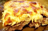 Мясо под сырно-майонезной шубой Мясо под сырно-майонезной шубой