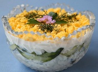 Салат из курицы с черносливом Салат из курицы с черносливом