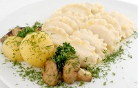 Вареники с картошкой и грибами Вареники с картошкой и грибами